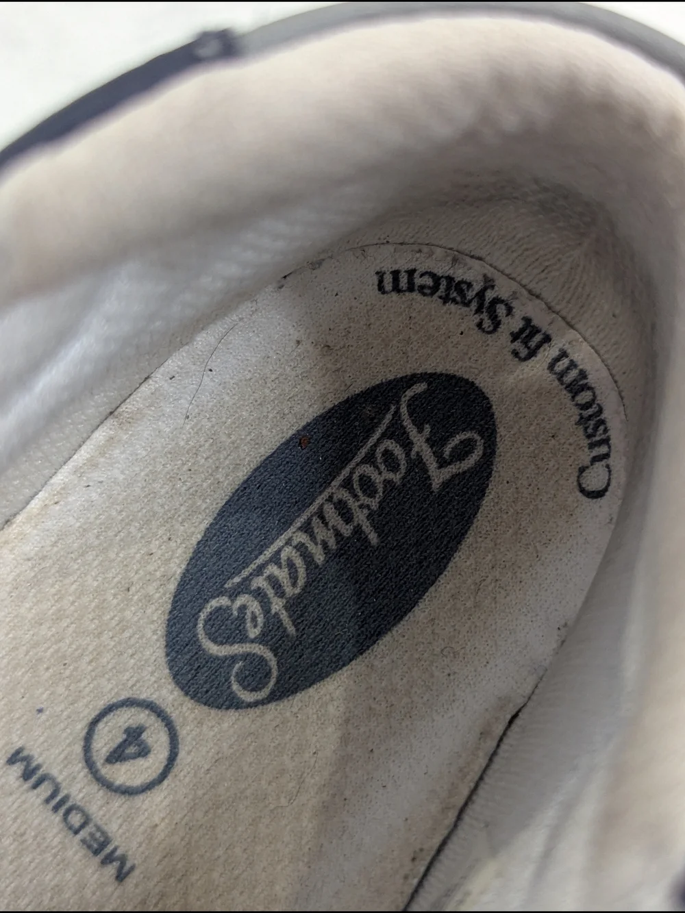 FootMates Navy High-Top Sneakers with Gray Star